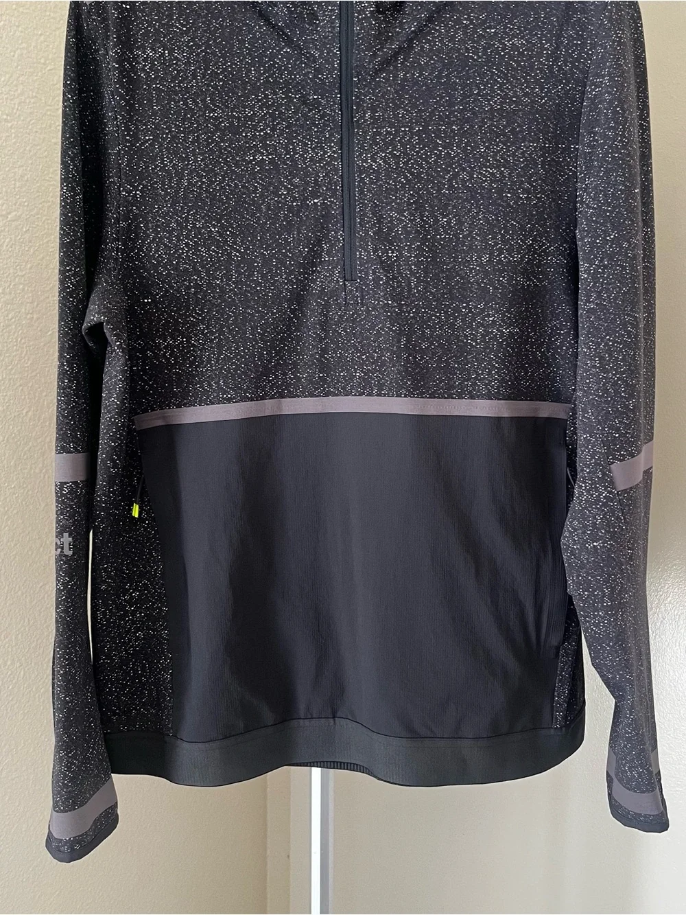 Lululemon x Robert Geller 1/2 Zip Pullover Hoodie Heather Grey Moonphase Size M